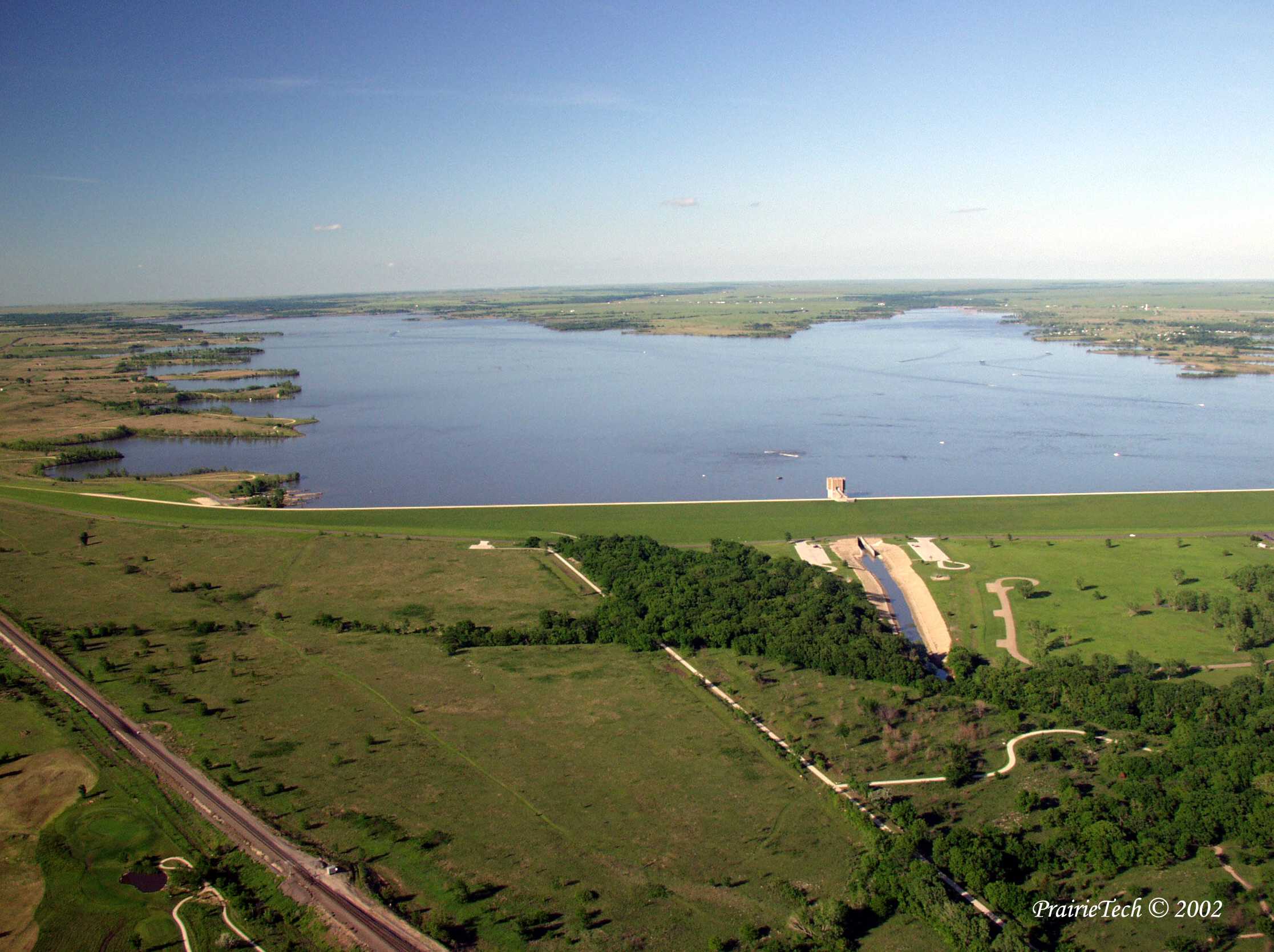 El Dorado Lake Aerial 
